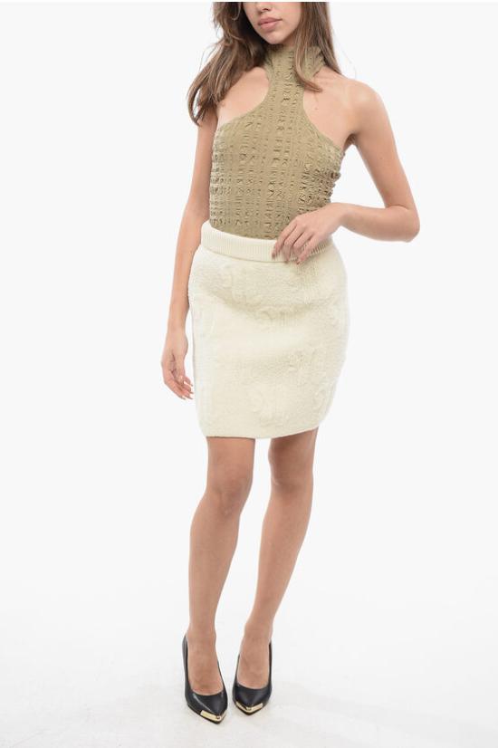  나누슈카 숏 스커트 NW22FWSK00271 0 ECRU Beige - NANUSHKA