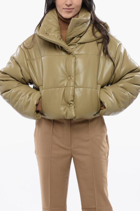  나누슈카 숏패딩 NW23PFOW01965 0 KHAKI Brown