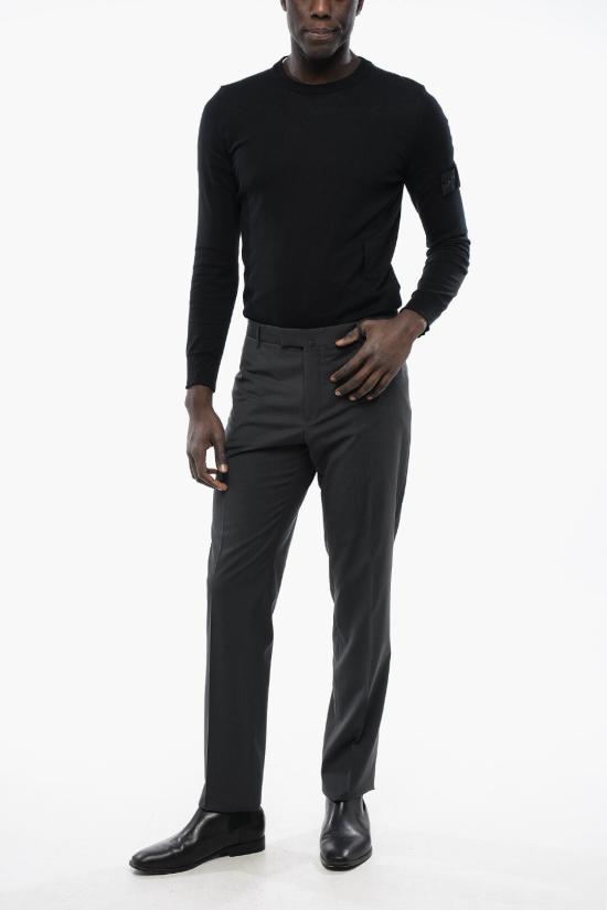  꼬르넬리아니 스트레이트 팬츠 854215 0118563 015 Gray - CORNELIANI