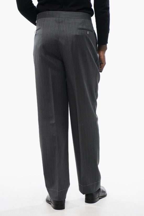  꼬르넬리아니 스트레이트 팬츠 675108 1110034 000 Gray - CORNELIANI