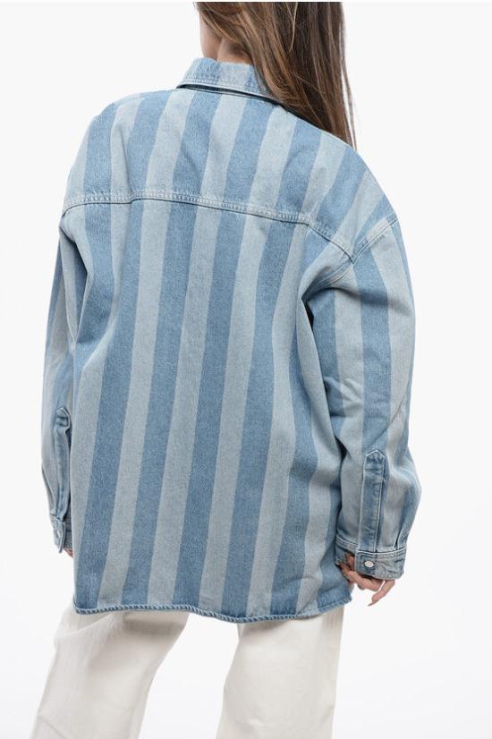  나누슈카 데님 자켓 NU24RSOW02052 F ECO LIGHT WASH Blue - NANUSHKA