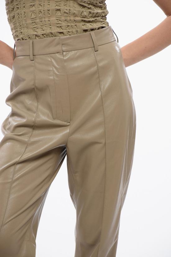  나누슈카 스트레이트 팬츠 NW24RSPA01579 0 ASHY TAUPE Beige - NANUSHKA