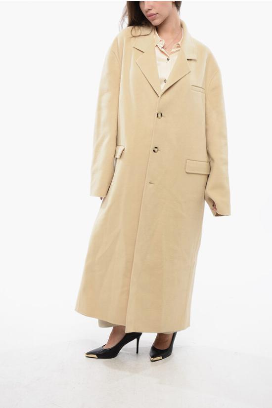  나누슈카 코트 NW24RSOW01371 0 CREME Beige - NANUSHKA