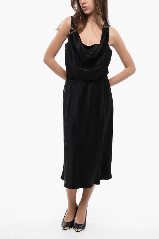  나누슈카 롱 스커트 NW21CRSK02399 0 BLACK Black - NANUSHKA