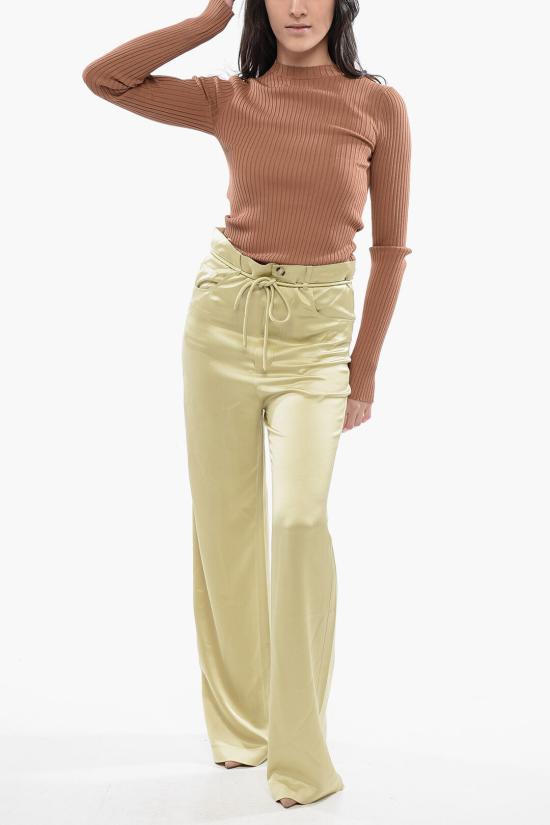  나누슈카 스트레이트 팬츠 NW24RSPA02363 0 LIME YELLOW Green - NANUSHKA