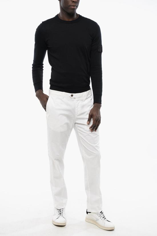  꼬르넬리아니 스트레이트 팬츠 854ER1 0120168 028 White - CORNELIANI
