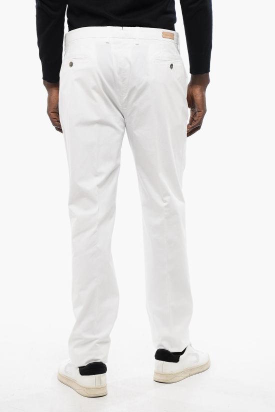  꼬르넬리아니 스트레이트 팬츠 854ER1 0120168 028 White - CORNELIANI