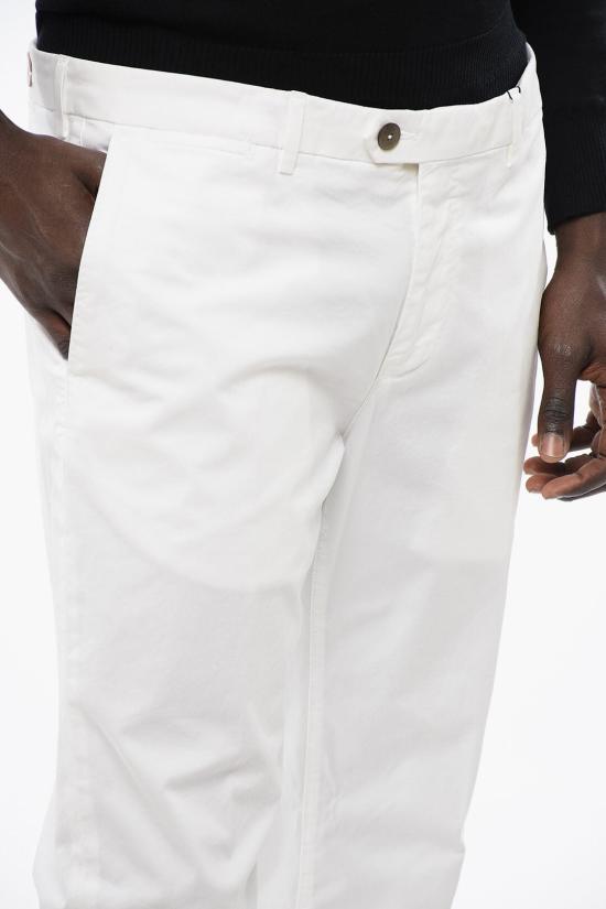  꼬르넬리아니 스트레이트 팬츠 854ER1 0120168 028 White - CORNELIANI