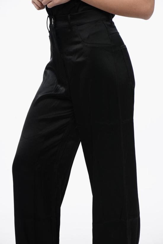  나누슈카 스트레이트 팬츠 NW20CRPA03699 0 BLACK Black - NANUSHKA