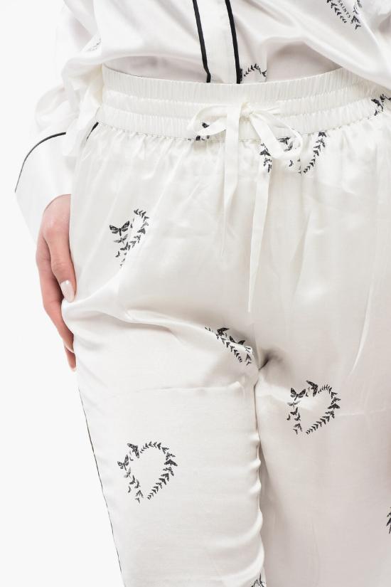  올세인츠 스트레이트 팬츠 SOFI W002CA ECRU WHITE Black White - ALLSAINTS