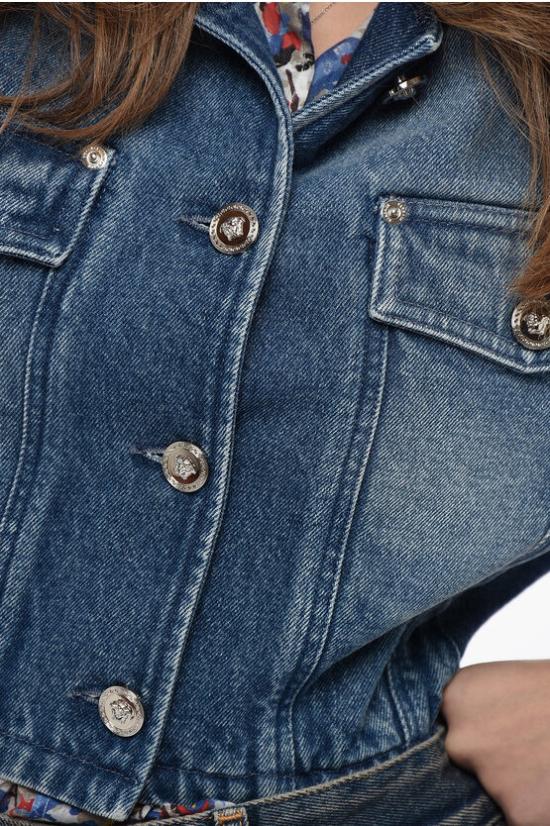  베르사체 데님 자켓 10125431A070791D030 Blue - VERSACE