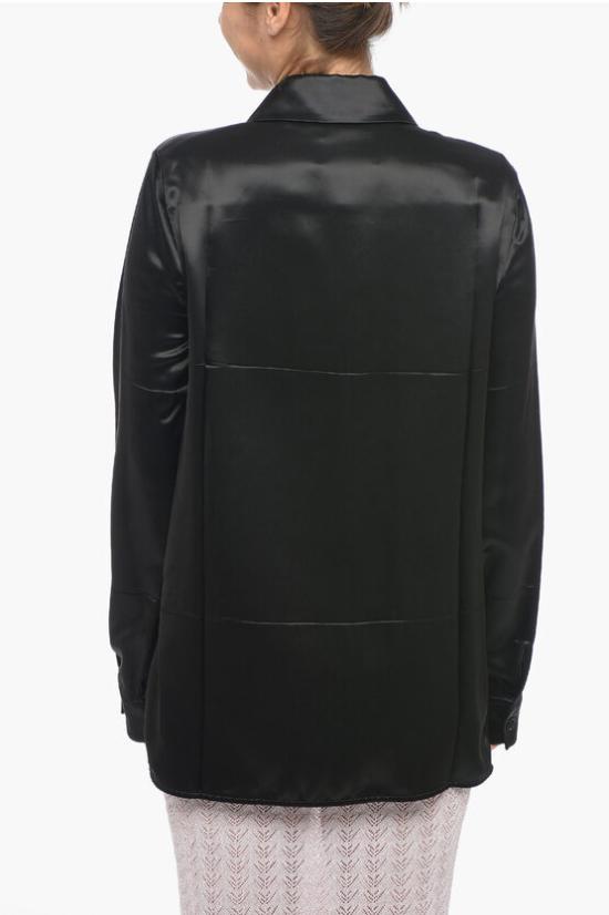  질샌더 블라우스 J52DL0002 J66147 001 Black - JIL SANDER