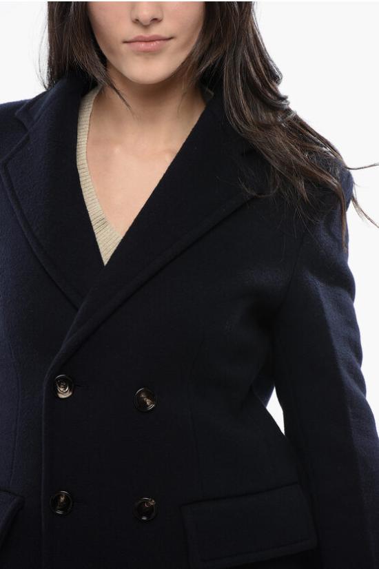  보테가베네타 코트 751190V3EJ04121 Blue - BOTTEGA VENETA