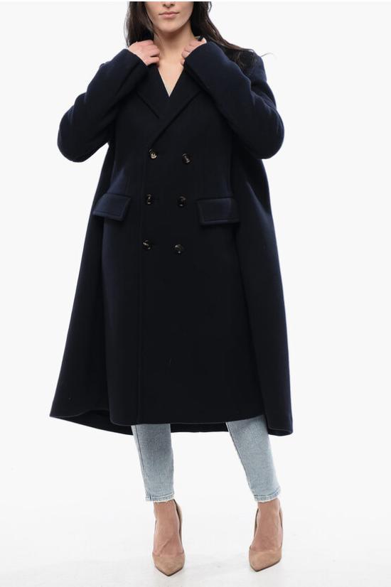  보테가베네타 코트 751190V3EJ04121 Blue - BOTTEGA VENETA