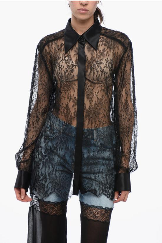  돌체앤가바나 블라우스 F5R42T MLMAE N0000 Black