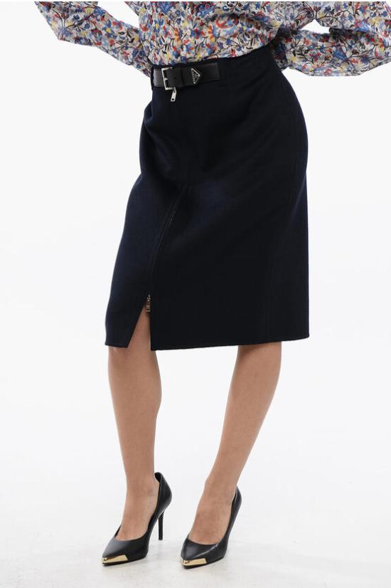  프라다 스커트 P189VES231 13FY F0008 Midnight blue