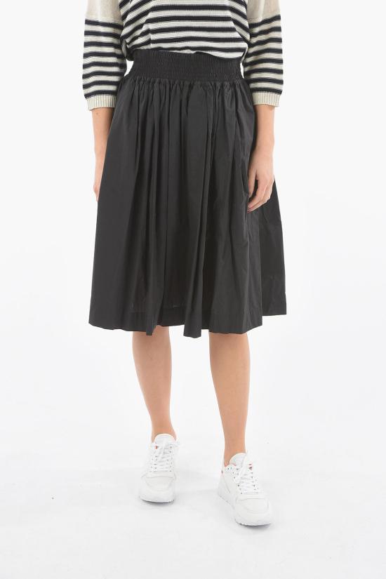  울리치 미디 스커트 CFWWSK0021FRUT1509 100 Black