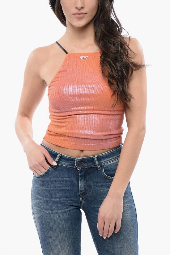  디젤 민소매 티셔츠 A12160 0EPAG 36LA Orange