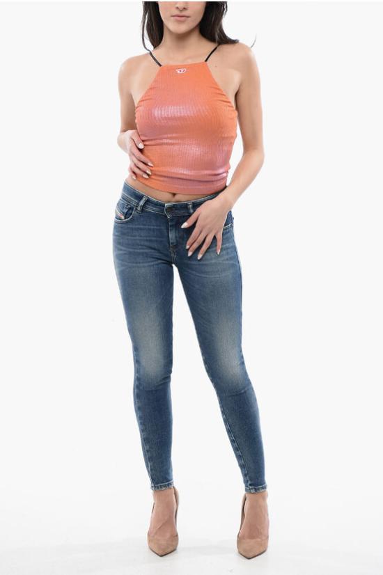  디젤 민소매 티셔츠 A12160 0EPAG 36LA Orange - DIESEL