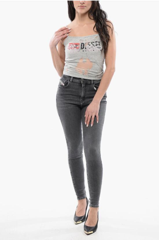  디젤 민소매 티셔츠 A12585 0SHAY 9CBA Gray - DIESEL