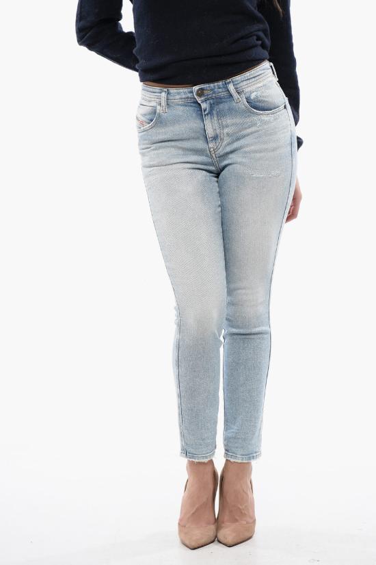  디젤 데님 스커트 A03604 09H72 01 Blue