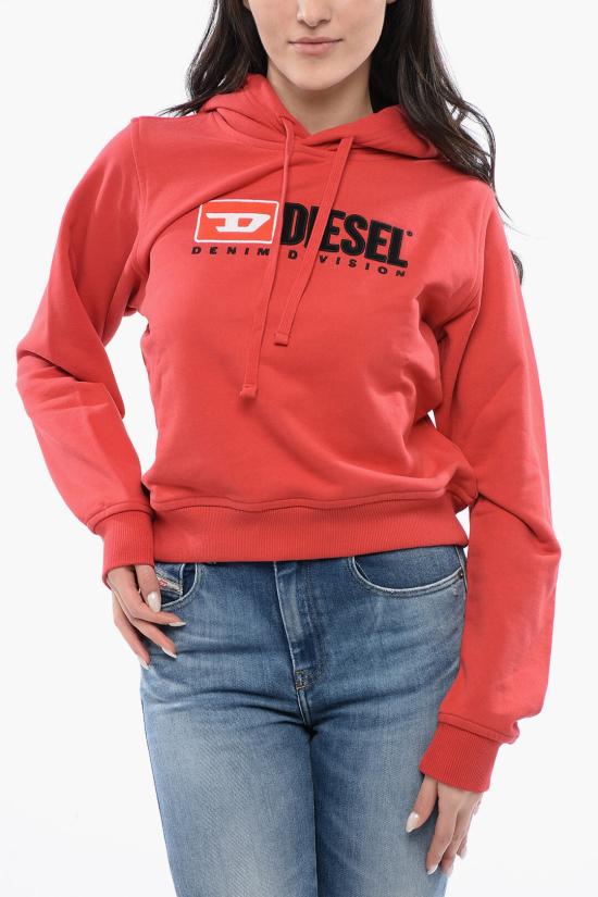  디젤 후드 티셔츠 A05029 0BAWT 44Q Red