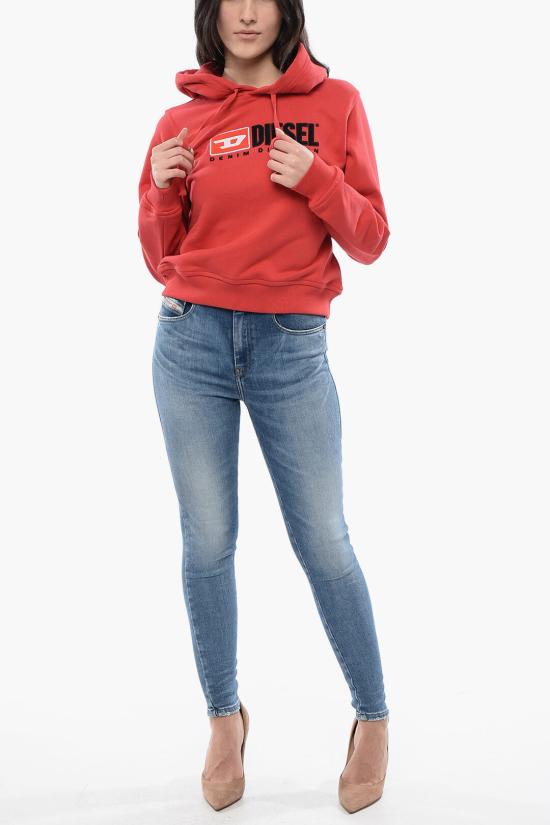  디젤 후드 티셔츠 A05029 0BAWT 44Q Red - DIESEL