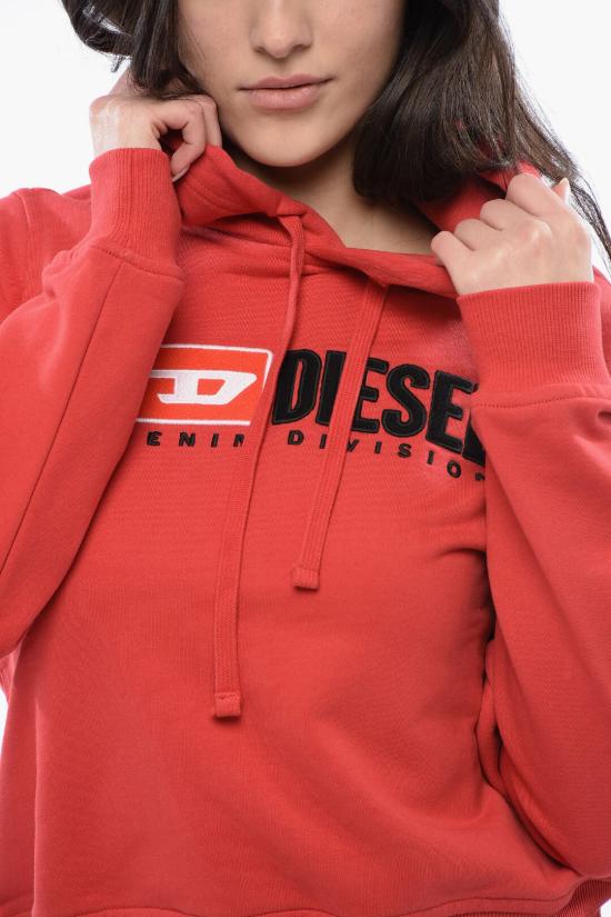  디젤 후드 티셔츠 A05029 0BAWT 44Q Red - DIESEL