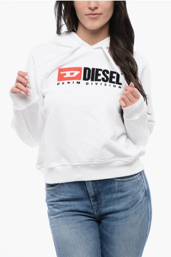  디젤 후드 티셔츠 A05029 0BAWT 100 White