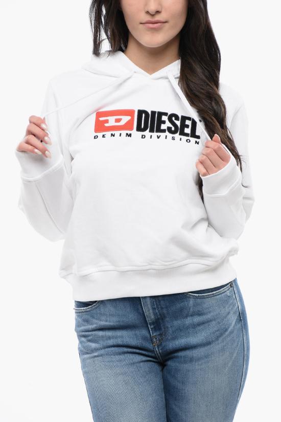  디젤 후드 티셔츠 A05029 0BAWT 100 White