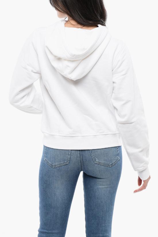  디젤 후드 티셔츠 A05029 0BAWT 100 White - DIESEL