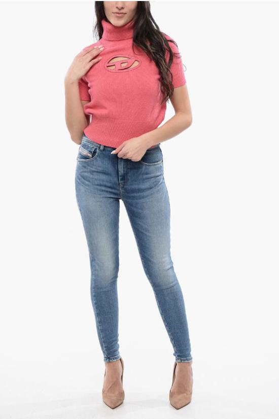  디젤 터틀넥 A06713 0KCAE 3CX Pink - DIESEL