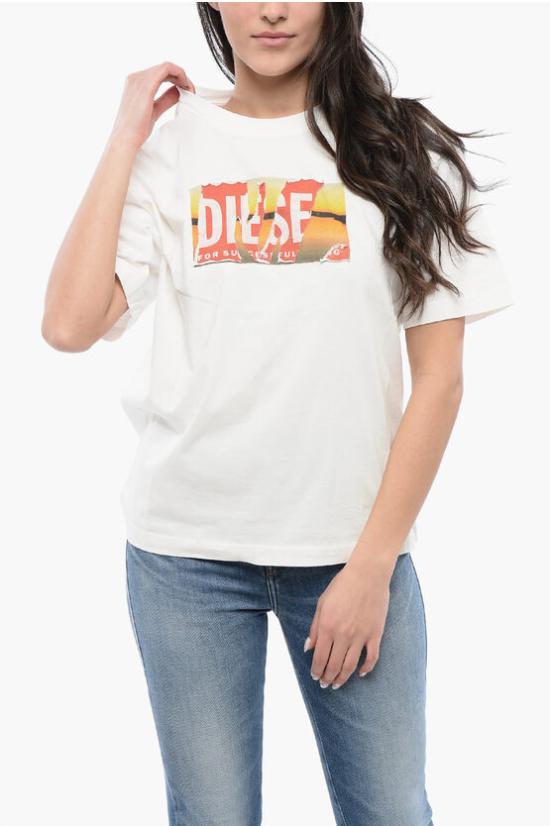  디젤 반팔 티셔츠 A11498 0JYYF 141 White