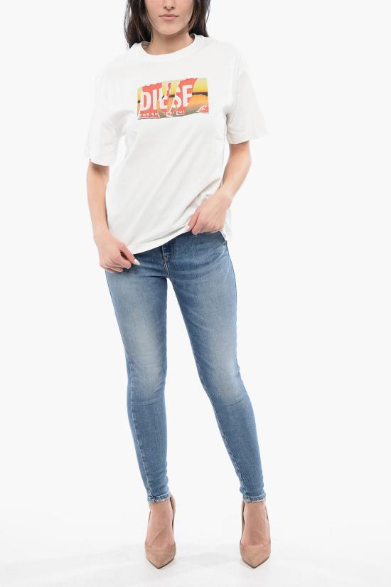  디젤 반팔 티셔츠 A11498 0JYYF 141 White - DIESEL