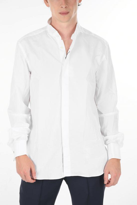  꼬르넬리아니 긴팔 셔츠 77E191 6111000 028 White - CORNELIANI