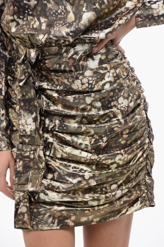  올세인츠 숏 원피스 LILLIANA WD196V BLACK GOLD Gold - ALLSAINTS