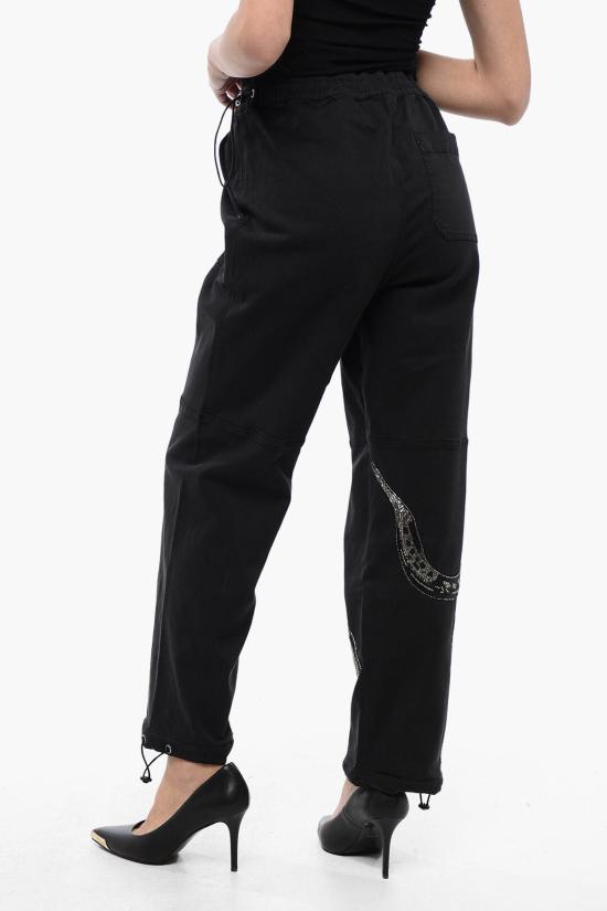  올세인츠 스트레이트 팬츠 YAS WP512Z WASHED BLACK Black - ALLSAINTS