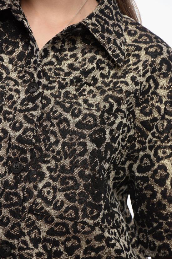  올세인츠 블라우스 JEMI WT063Z LEOPARD GOLD Multicolor - ALLSAINTS