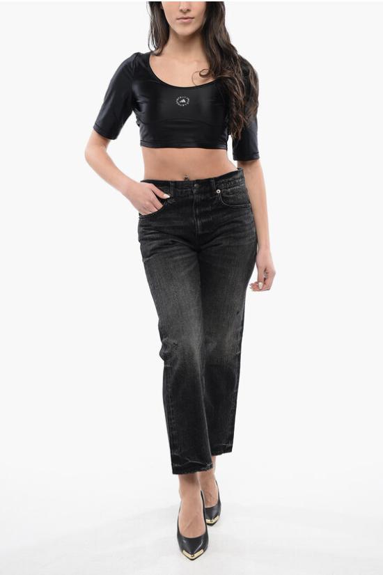  알13 데님 팬츠 R13WD103 D175A 0 ETON BLACK SELVEDGE Black - R13