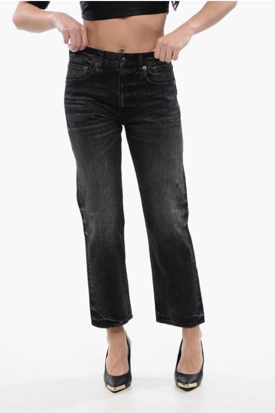  알13 데님 팬츠 R13WD103 D175A 0 ETON BLACK SELVEDGE Black