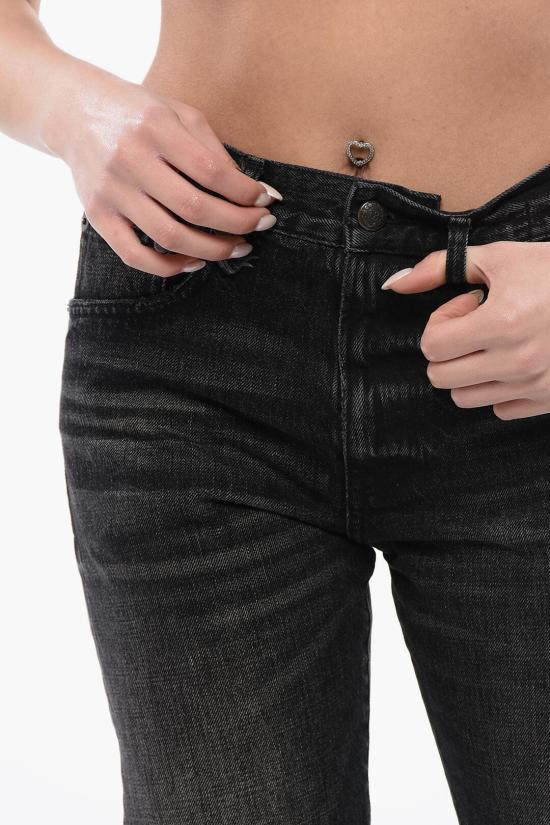  알13 데님 팬츠 R13WD103 D175A 0 ETON BLACK SELVEDGE Black - R13