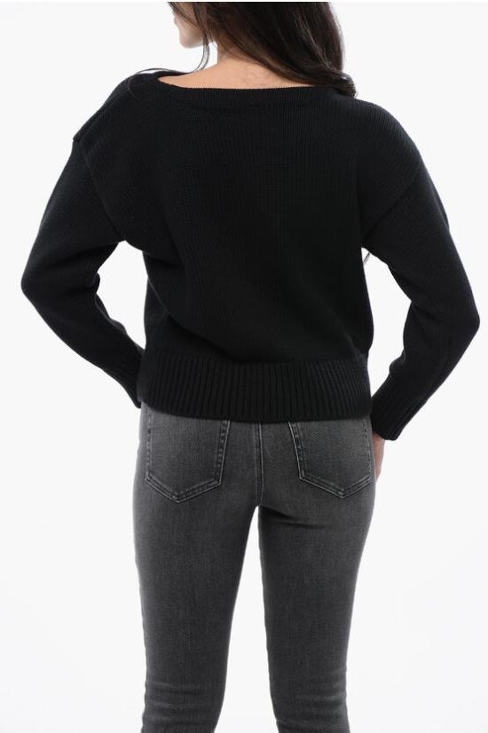  알13 스웨터 R13WY196 Y016A 0 BLACK Black - R13