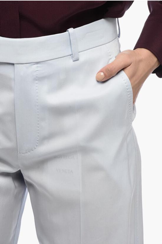  보테가베네타 스트레이트 팬츠 770908 V35E0 1582 Light blue - BOTTEGA VENETA