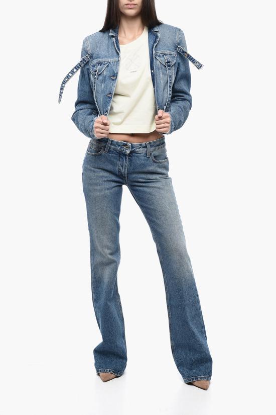  오프화이트 데님 자켓 OWYE048F23 DEN001 4500 Blue - OFF WHITE