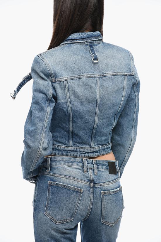  오프화이트 데님 자켓 OWYE048F23 DEN001 4500 Blue - OFF WHITE