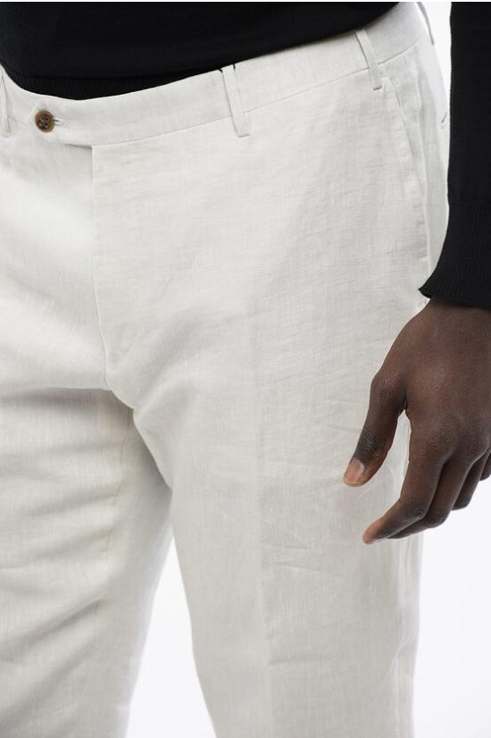  꼬르넬리아니 수트 팬츠 855264 9114157 073 White - CORNELIANI