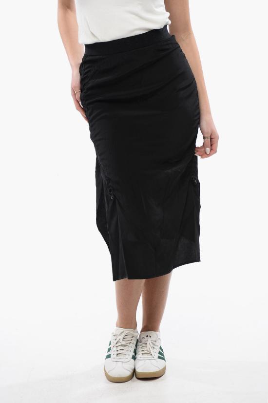  알렉산더 맥퀸 롱 스커트 663540 RQB02 1000 Black