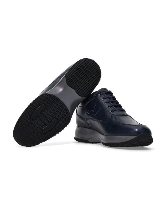25FW 호간 스니커즈 HXM00N090427X7 U806 BLU SCURO - HOGAN