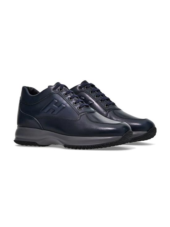 25FW 호간 스니커즈 HXM00N090427X7 U806 BLU SCURO - HOGAN