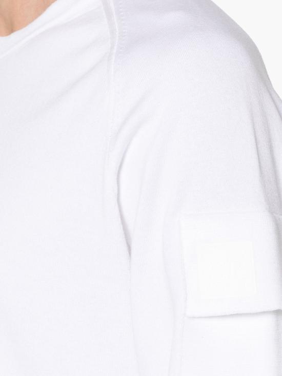  씨피 컴퍼니 스웨터 16CLKN010A110059A 101 WHITE - C.P. COMPANY